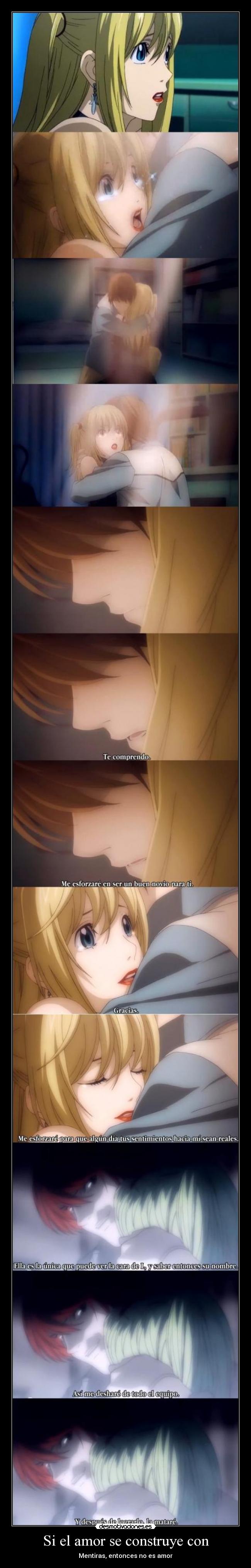 Si el amor se construye con -