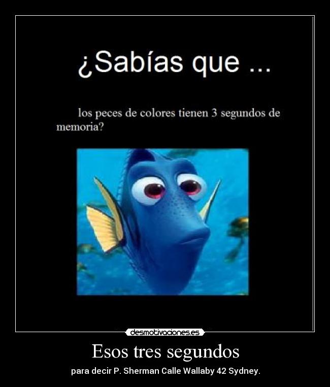 Esos tres segundos -