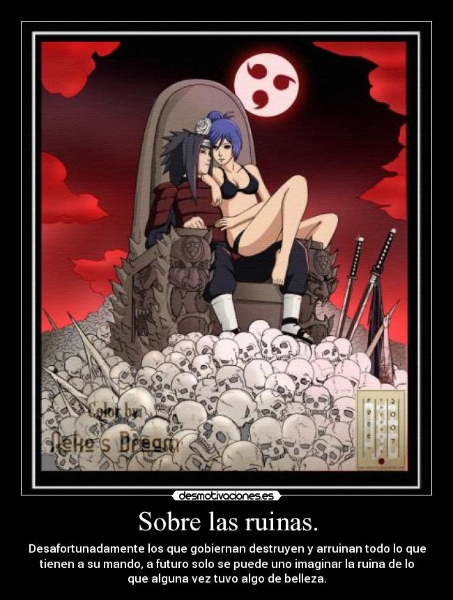 carteles sobre las ruinas capitalismo wall street neoliberalismo libre mercado globalizacion desmotivaciones