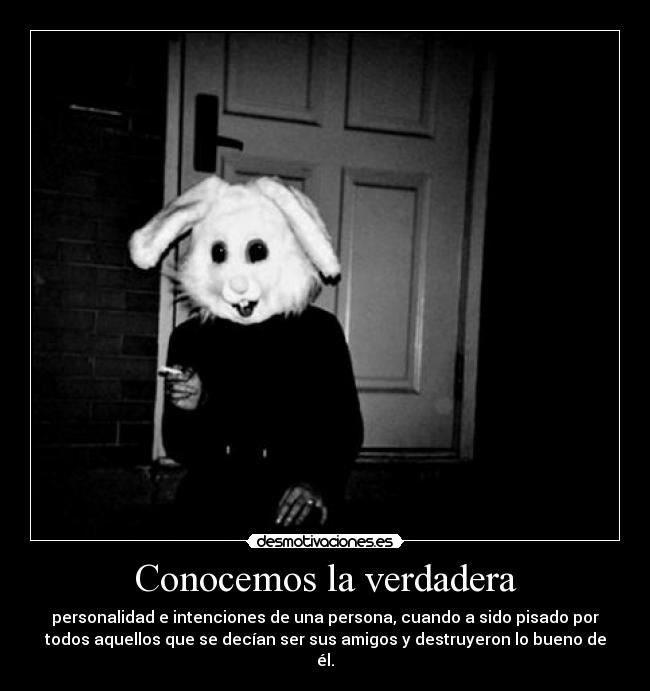 Conocemos la verdadera -