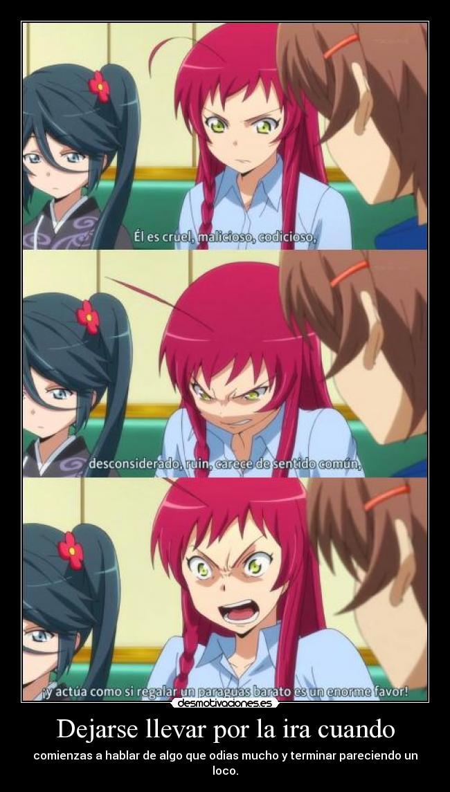 carteles harukaze anime gotian raptorhunters kirch theinmortals hataraku maou sama desmotivaciones