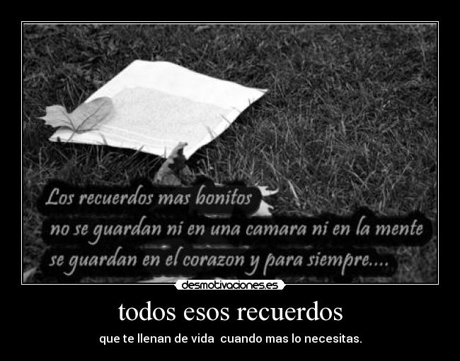 todos esos recuerdos -
