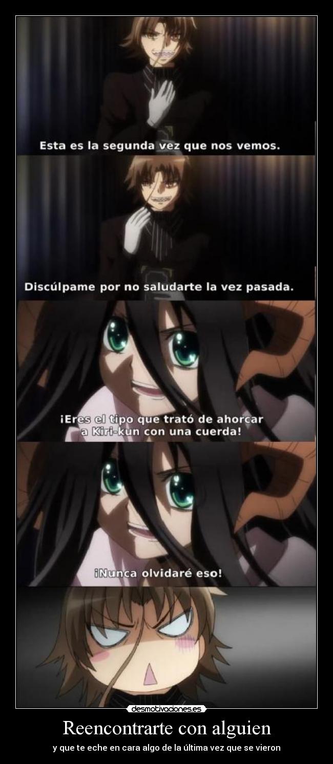 carteles anime shinigamisempai dansai bunri crime edge reencontrarte con alguien que eche cara alg desmotivaciones