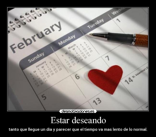 Estar deseando - 