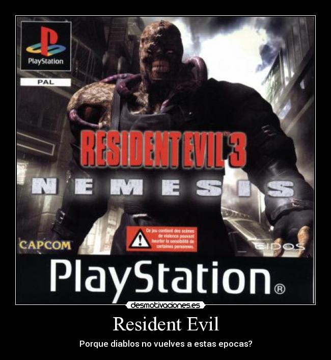 Resident Evil - Porque diablos no vuelves a estas epocas?