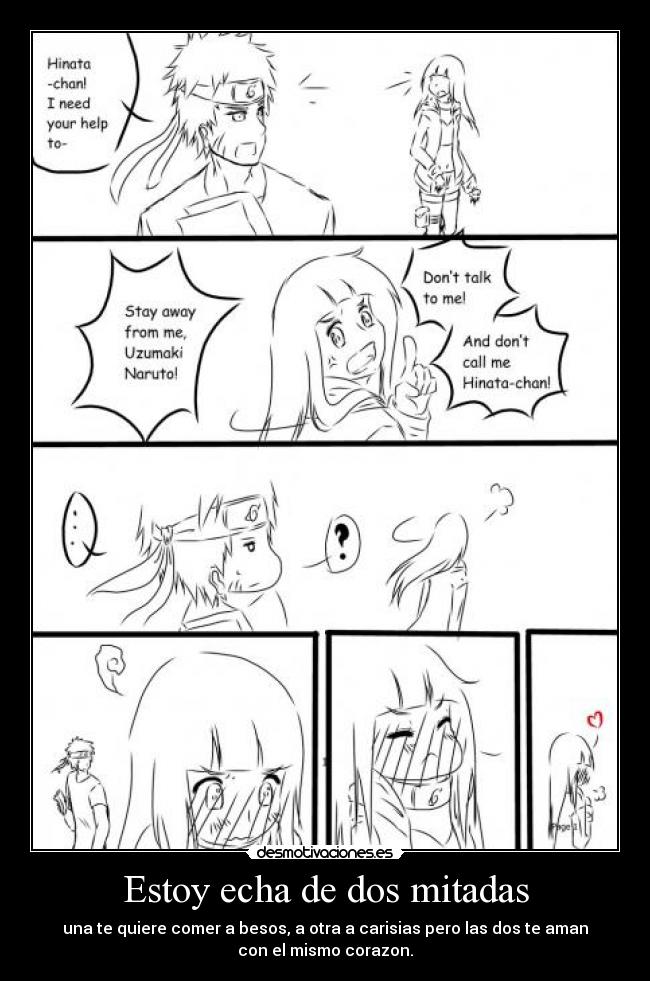 Estoy echa de dos mitadas - 