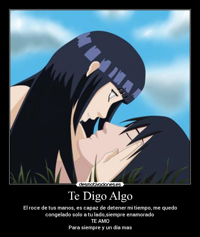 carteles amor por vida por una mujer por hasta vida roce tus manos naruto hinata desmotivaciones