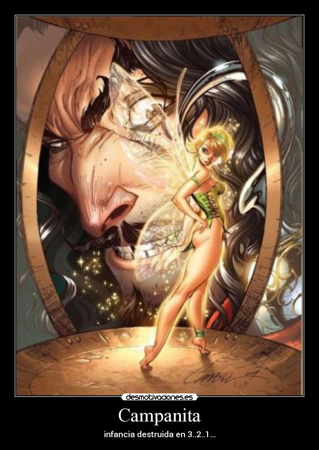 Campanita - infancia destruida en 3..2..1...