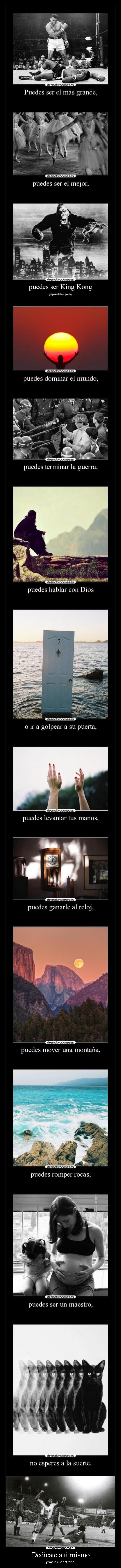 Dedícate a ti mismo -