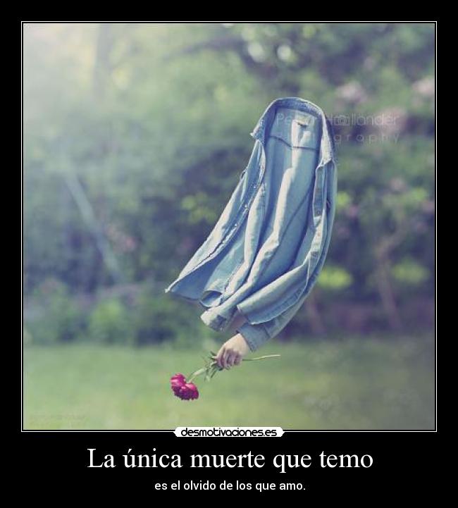 La única muerte que temo -