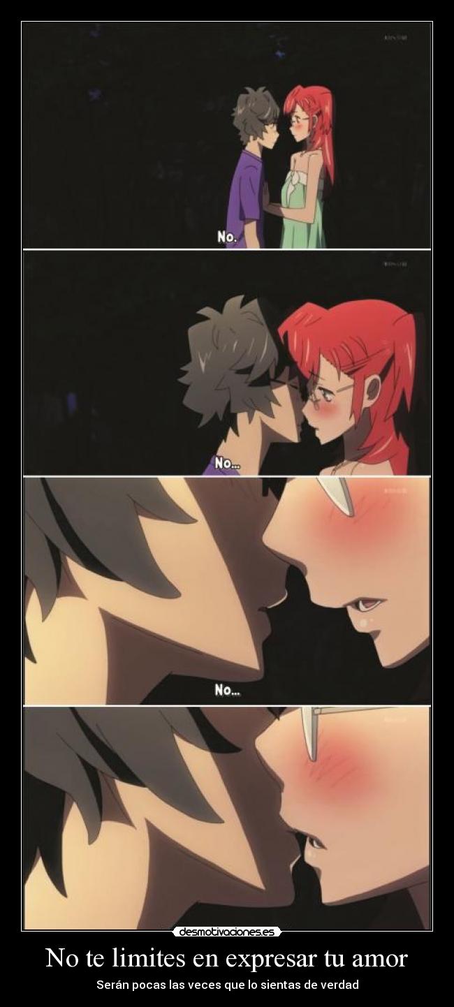 carteles amor anime desmotivaciones