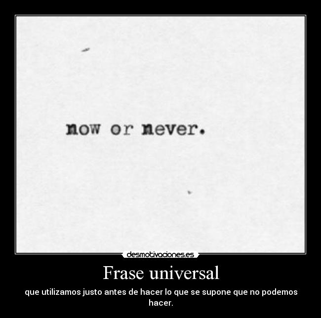 Frase universal - 