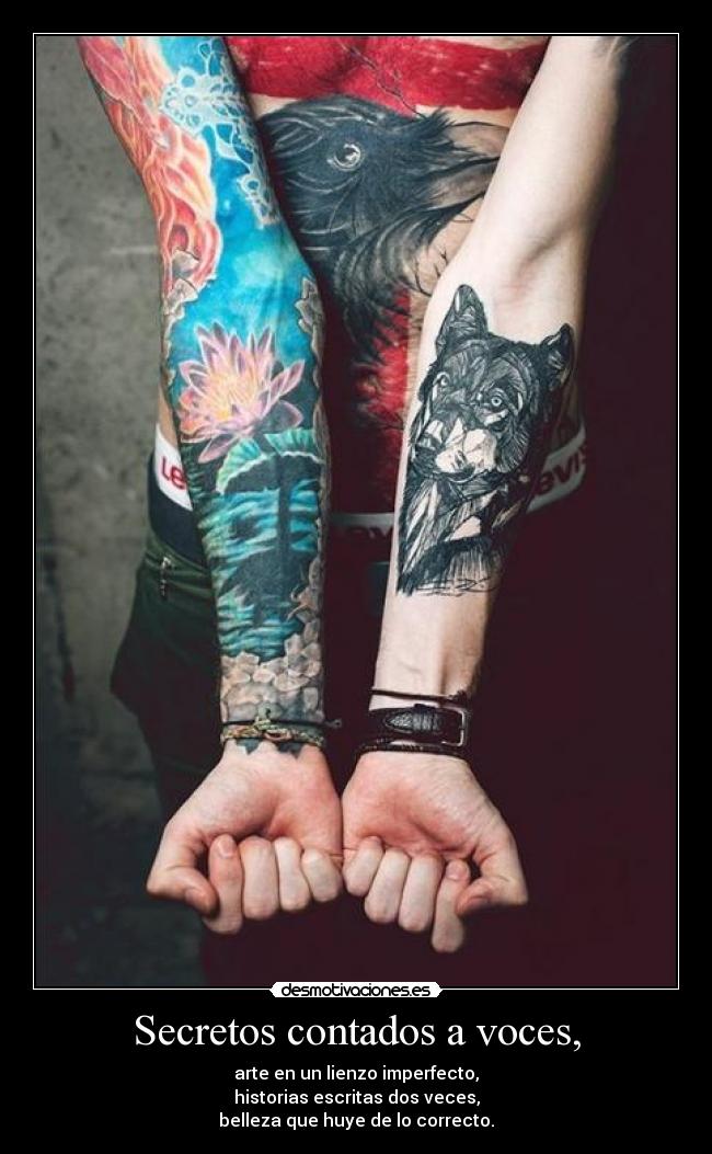 Secretos contados a voces, -