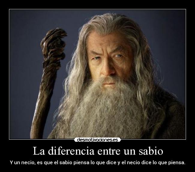 carteles gandalf sabio desmotivaciones