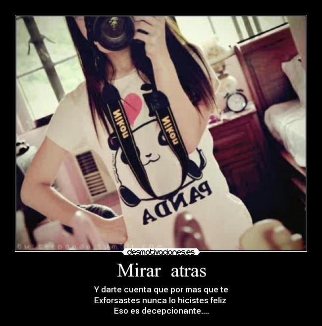Mirar atras -
