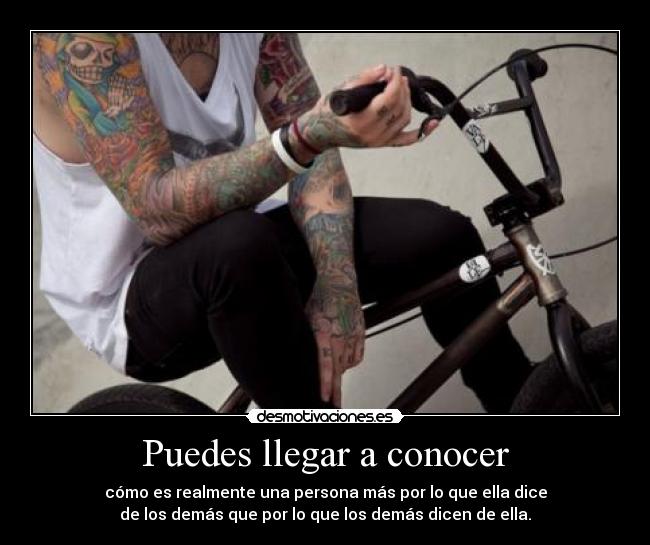 Puedes llegar a conocer - 