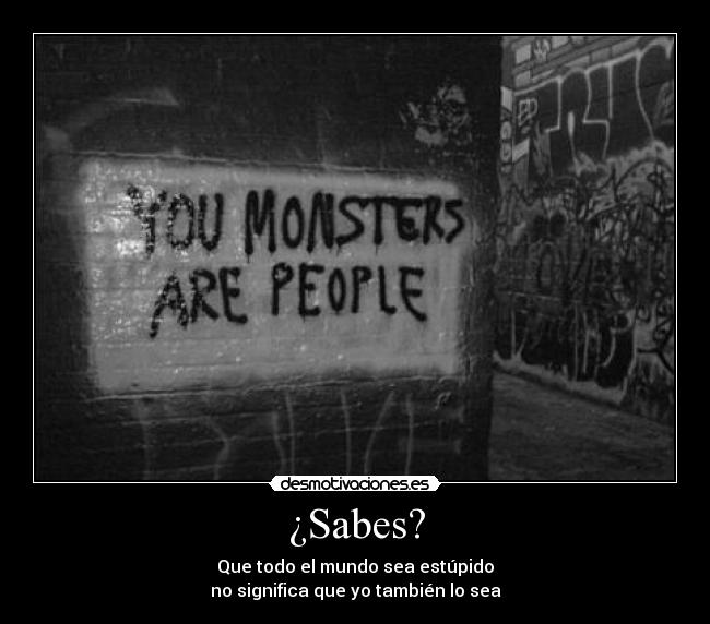 ¿Sabes? - 