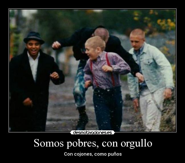 carteles skinhead kaos urbano desmotivaciones