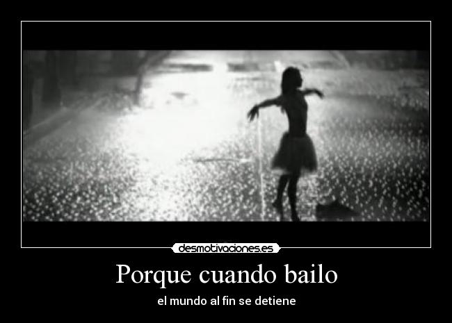 carteles bailar danza ballet mundo lluvia desmotivaciones