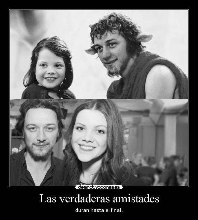 Las verdaderas amistades -