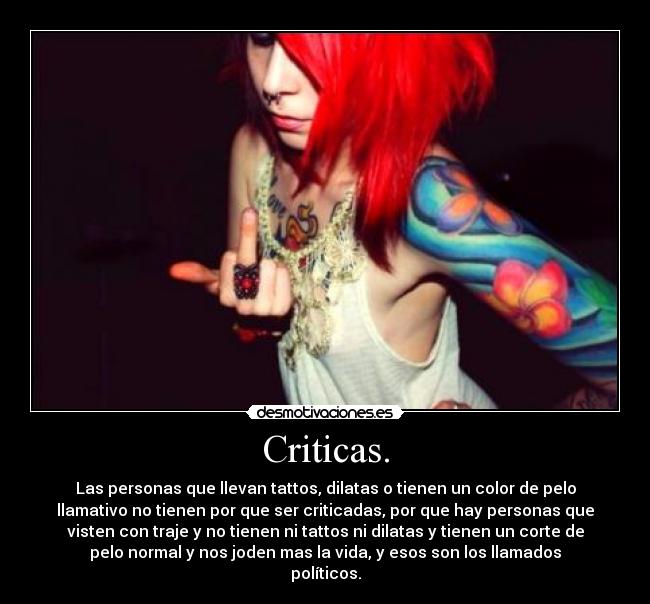Criticas. - 