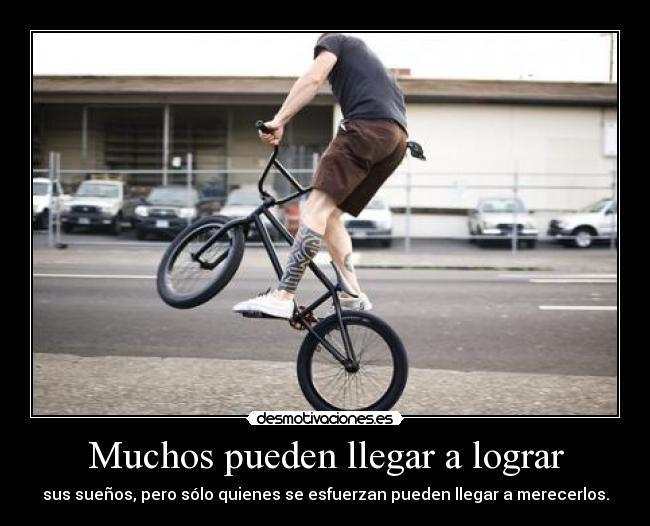 Muchos pueden llegar a lograr - 