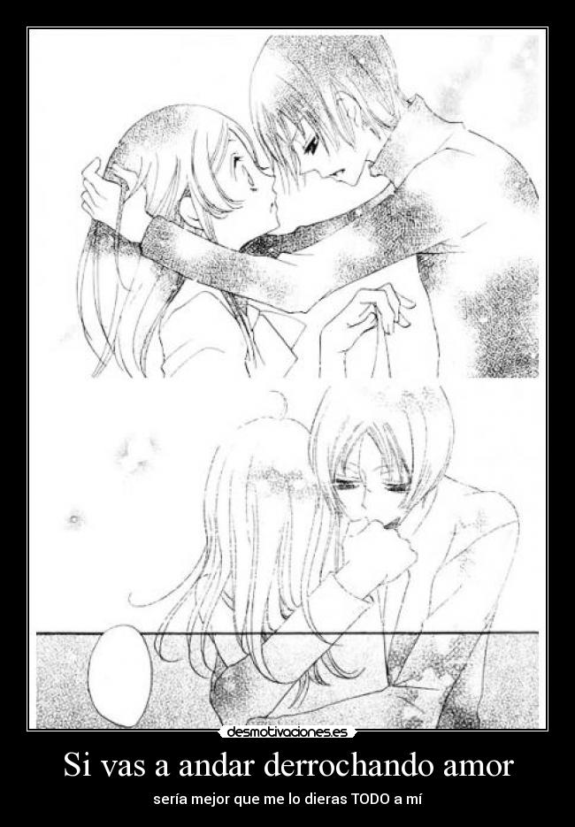 carteles amor manga kamisamahajimemashita nanami momozono kirihito anime amor desmotivaciones