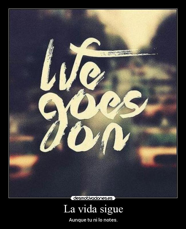 La vida sigue -