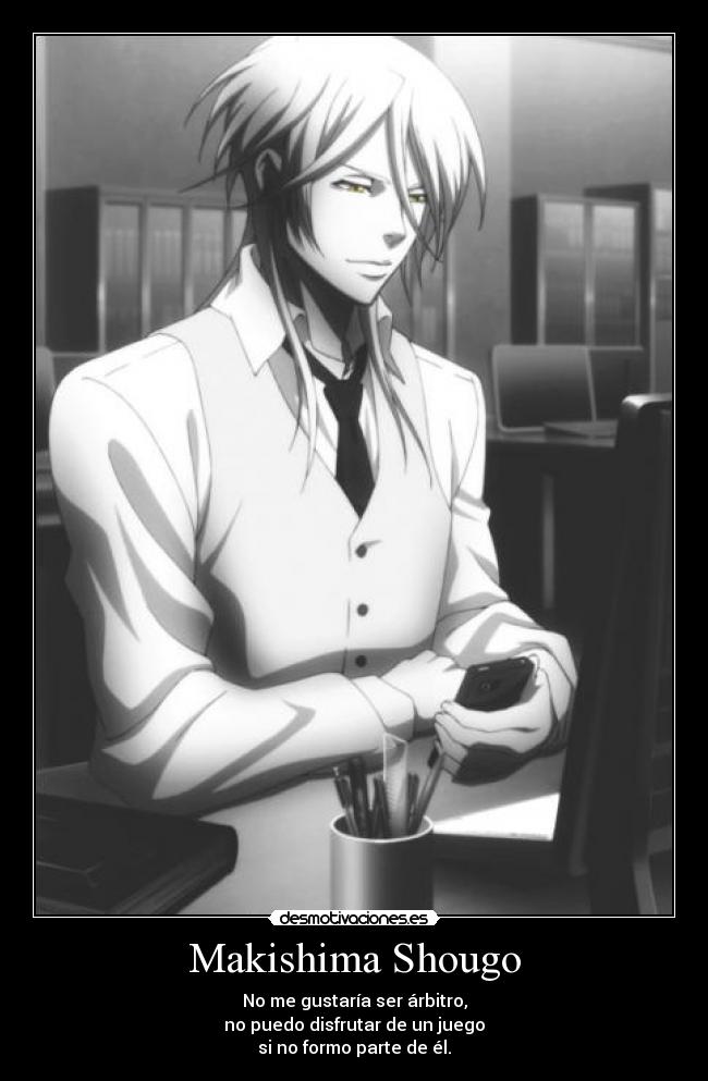 carteles makishima shougo psychopass desmotivaciones