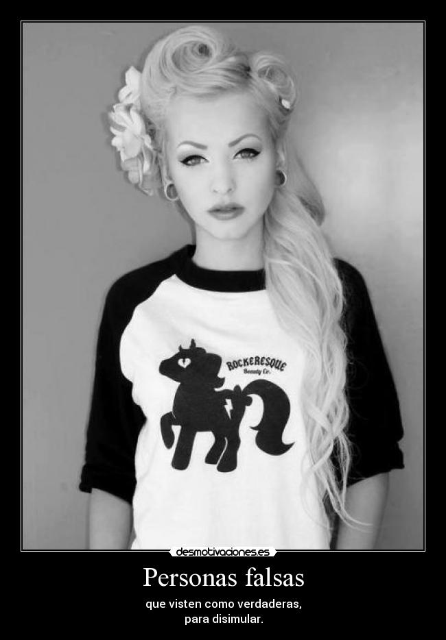 Personas falsas - 