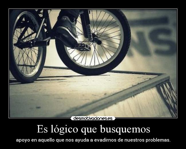 Es lógico que busquemos - 