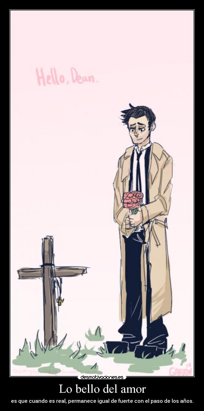 Lo bello del amor - es que cuando es real, permanece igual de fuerte con el paso de los años.