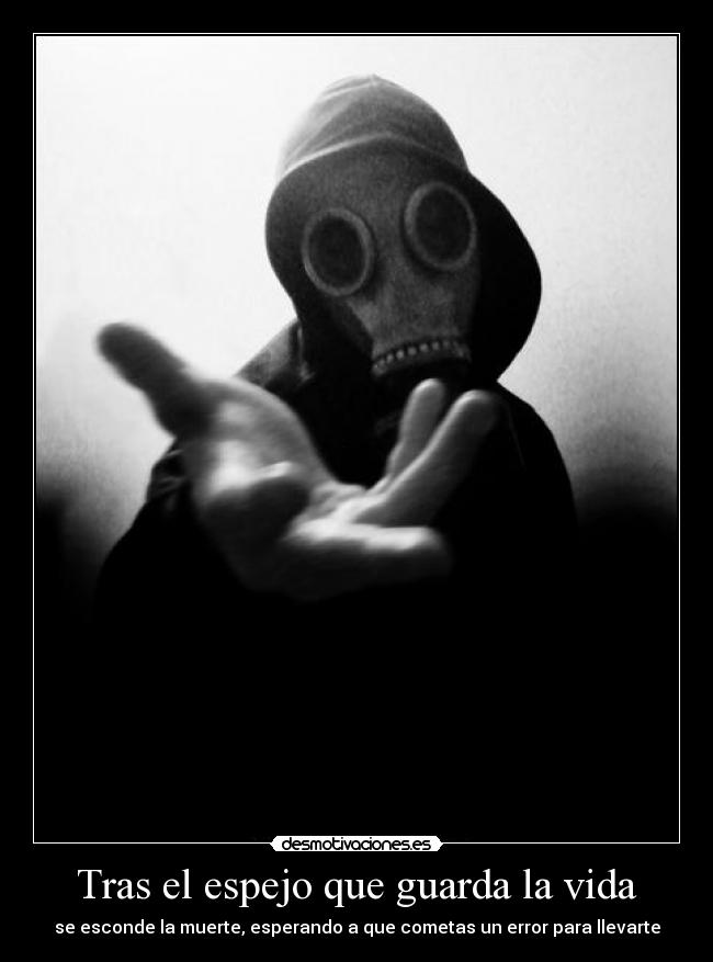 Tras el espejo que guarda la vida -