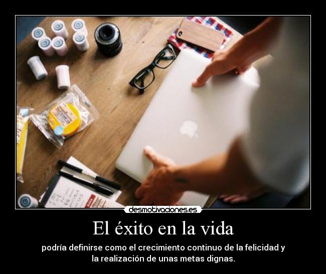 El éxito en la vida -