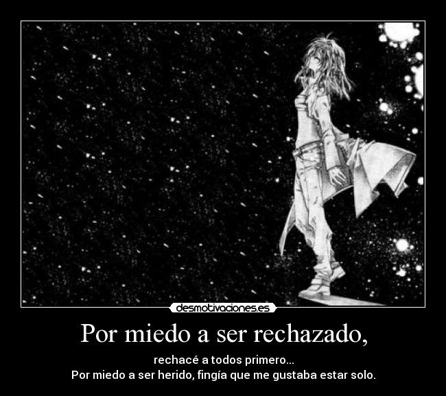 carteles miedo frase anime gintama desmotivaciones