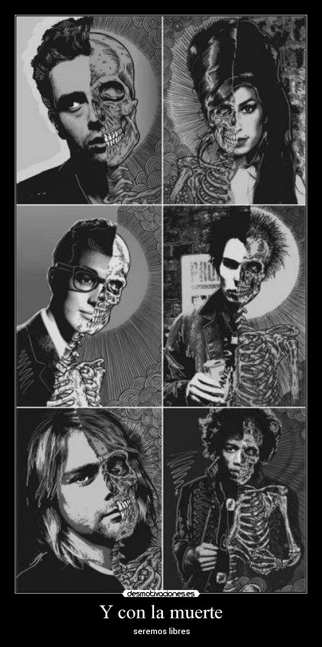 Y con la muerte -
