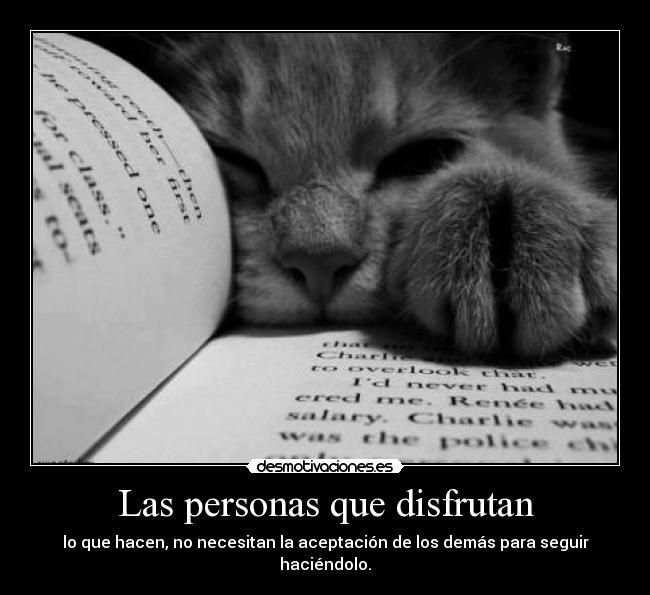 Las personas que disfrutan - 