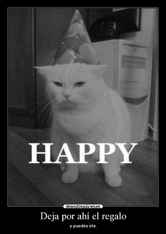 Deja por ahí el regalo - 