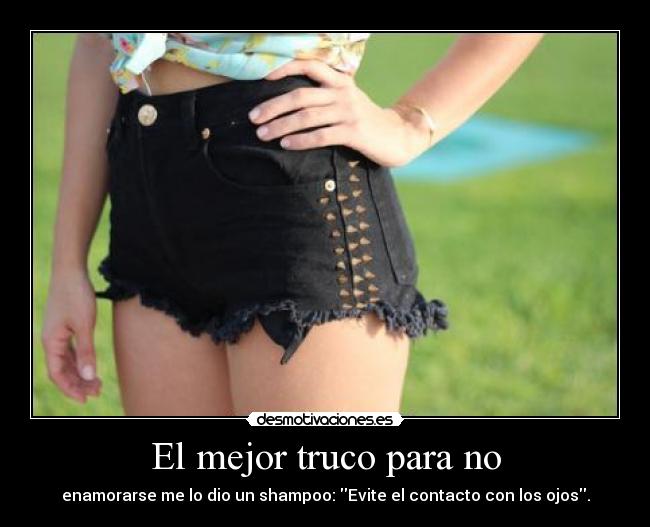 El mejor truco para no -