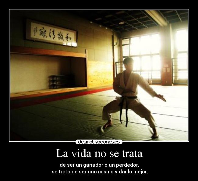 La vida no se trata -