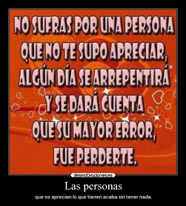 Las personas -