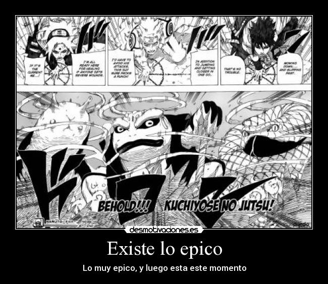 Existe lo epico - 