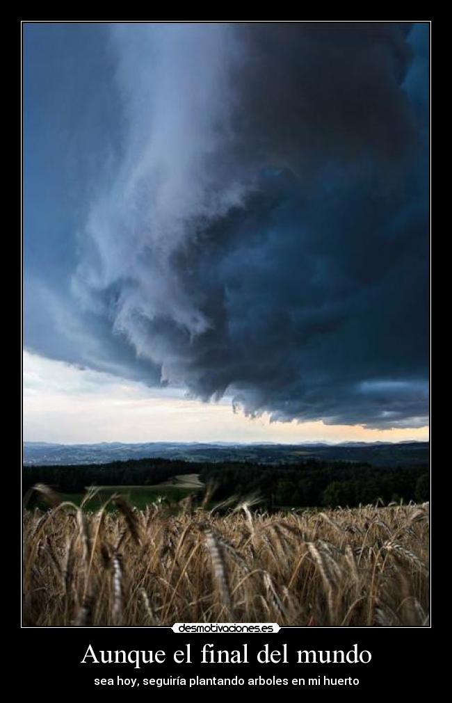 Aunque el final del mundo - 