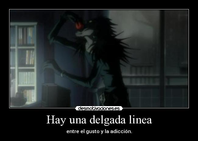 Hay una delgada linea -