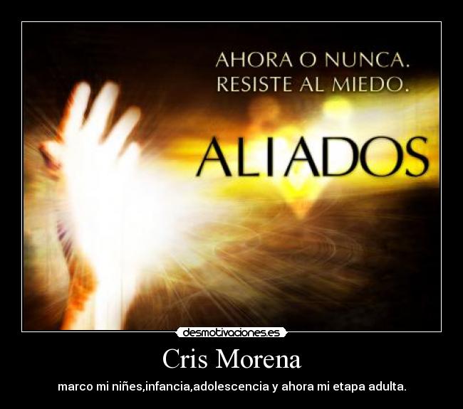 Cris Morena - marco mi niñes,infancia,adolescencia y ahora mi etapa adulta.