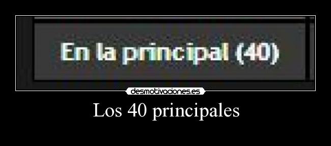 Los 40 principales - 