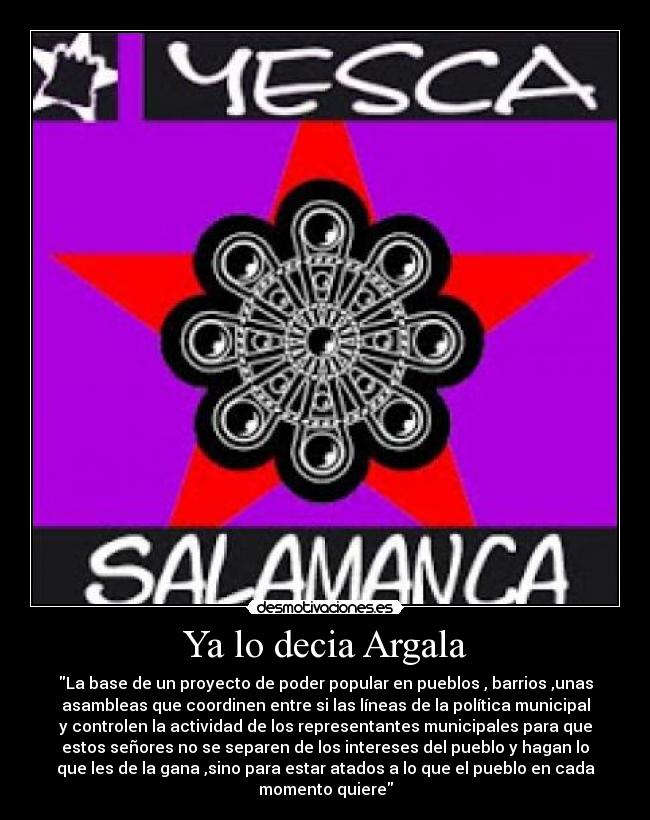 Ya lo decia Argala - 