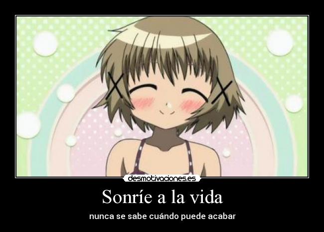carteles vida anime desmotivaciones