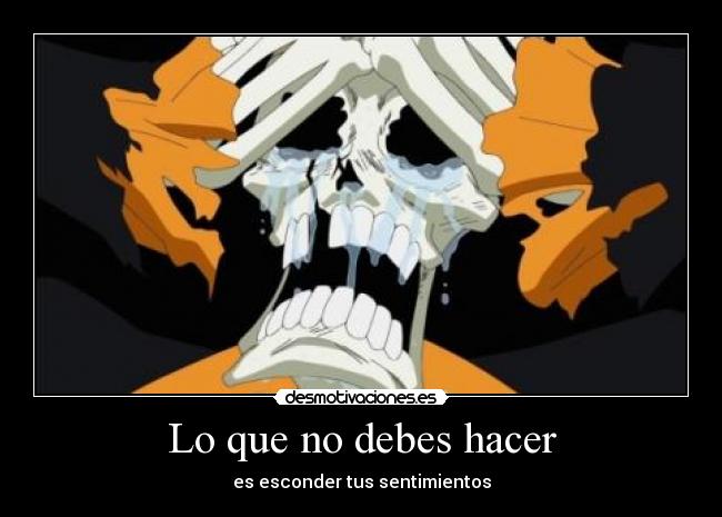 Lo que no debes hacer - 