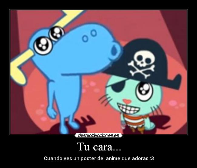 carteles happy tree friends desmotivaciones